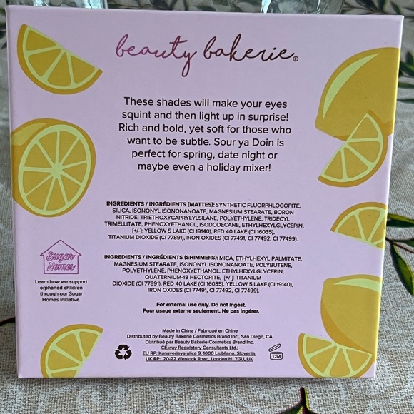 Beauty Bakerie Sour Ya Doin'? Eyeshadow Palette - Yellow - Picture 3 of 4